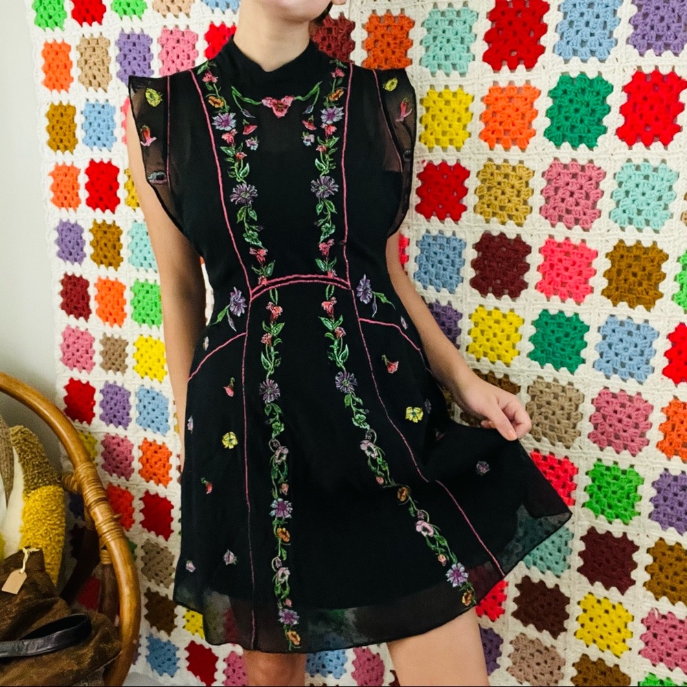 Free people embroidered dress